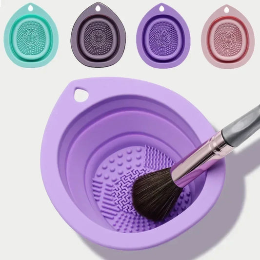 Collapsable Silicone Makeup Brush Cleaner