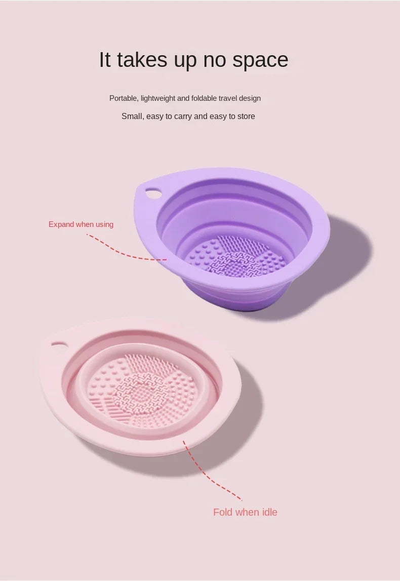 Collapsable Silicone Makeup Brush Cleaner